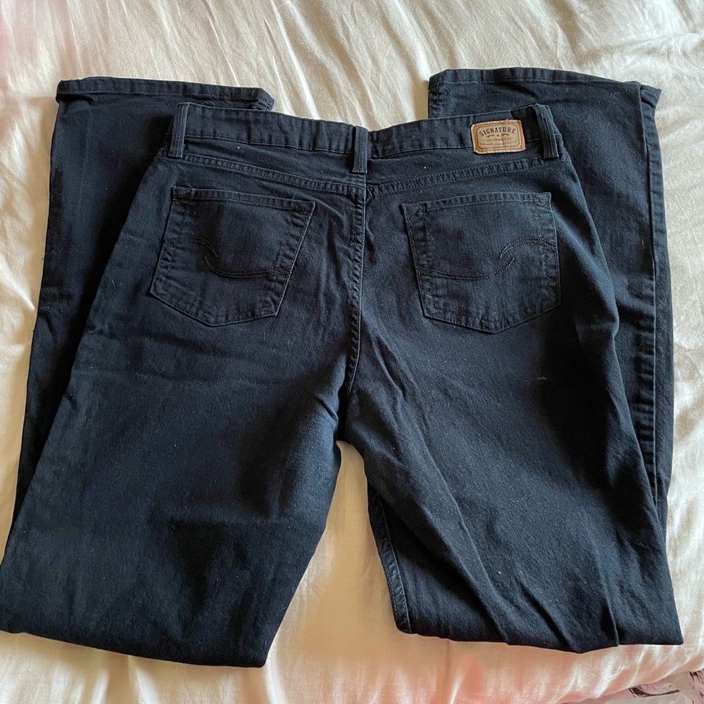 Black Bootcut Levi Jeans
